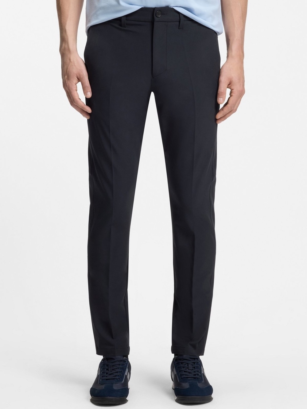 Hugo Boss Pants Men’s 38R Slim-Fit Trouser Dark Navy Tailorable Dress Pants